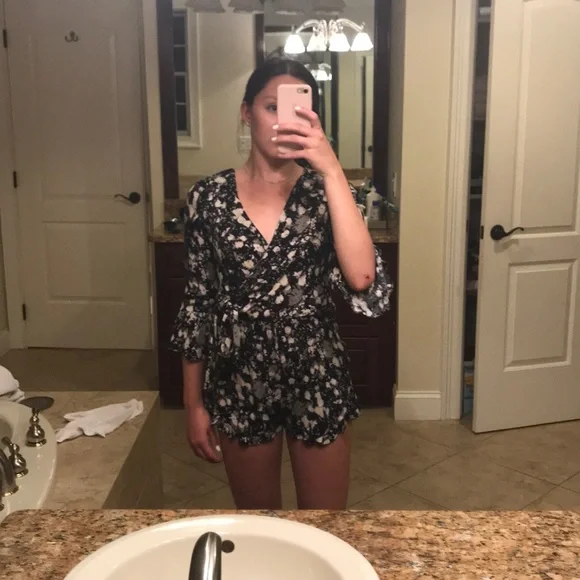 Free people All The Rich Ruffles Romper - Picture 2 of 2
